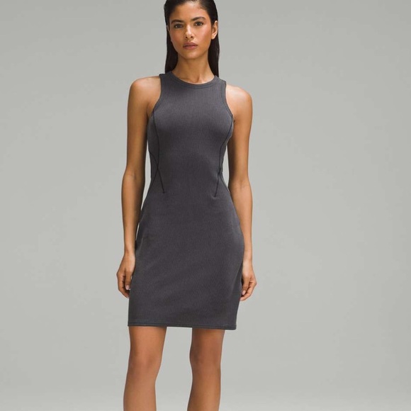 170- $55 *FREE SHIPPING* Lululemon Softstreme Dress BLUE - Picture 2 of 2